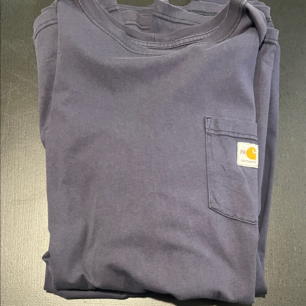 Carhartt FR Dark Gray Pocket Tee